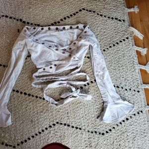 Off the shoulder crop top